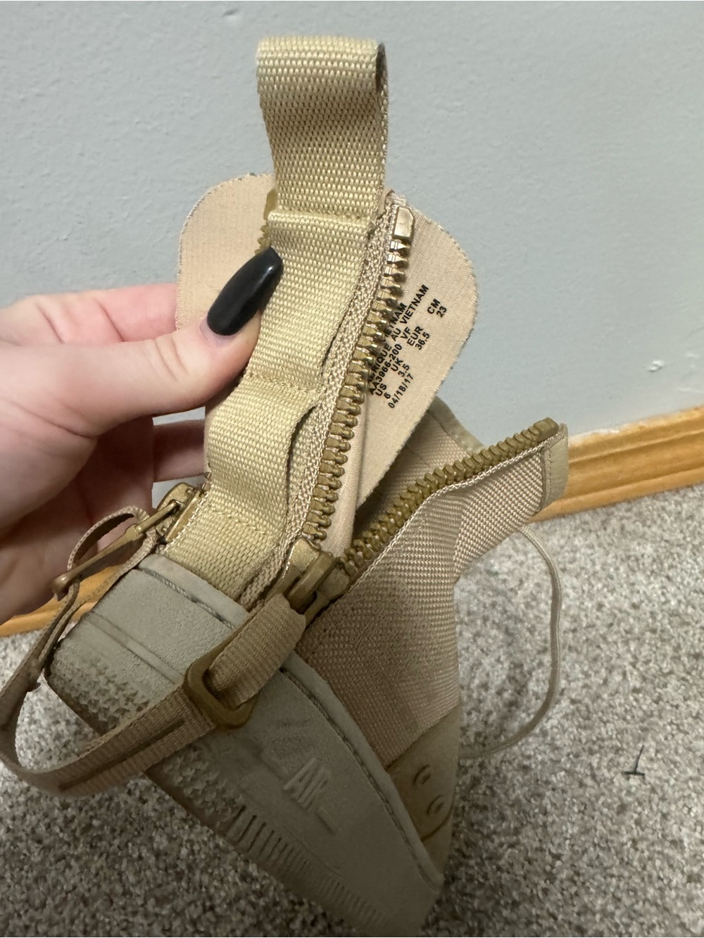 Nike SF AF1 Air Force 1 Mid Mushroom VF - Picture 8 of 10